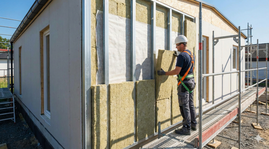 Prefabrik Evlerde Isı Yalıtımı Nasıl Sağlanır? Bilimsel Veriler Işığında Prefabrik Evler için En İyi Yalıtım Malzemesi Hangisi? 3 prefabrik evlerde mantolama